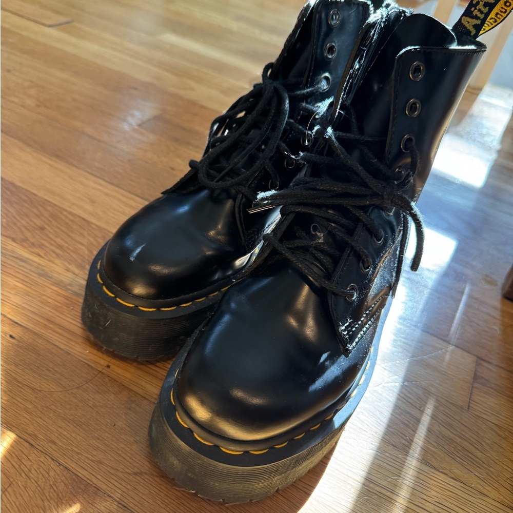 Dr. Martens Black Jadon Platform Boots